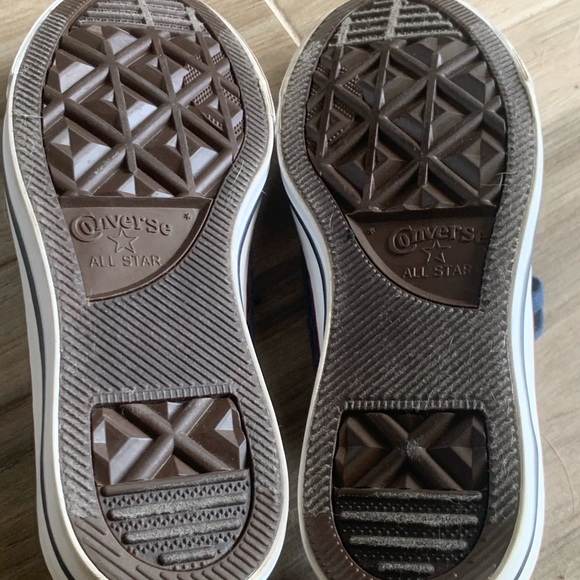 Converse All Star Navy Crochet Low Top Sneaker Size 6 - Picture 2 of 7